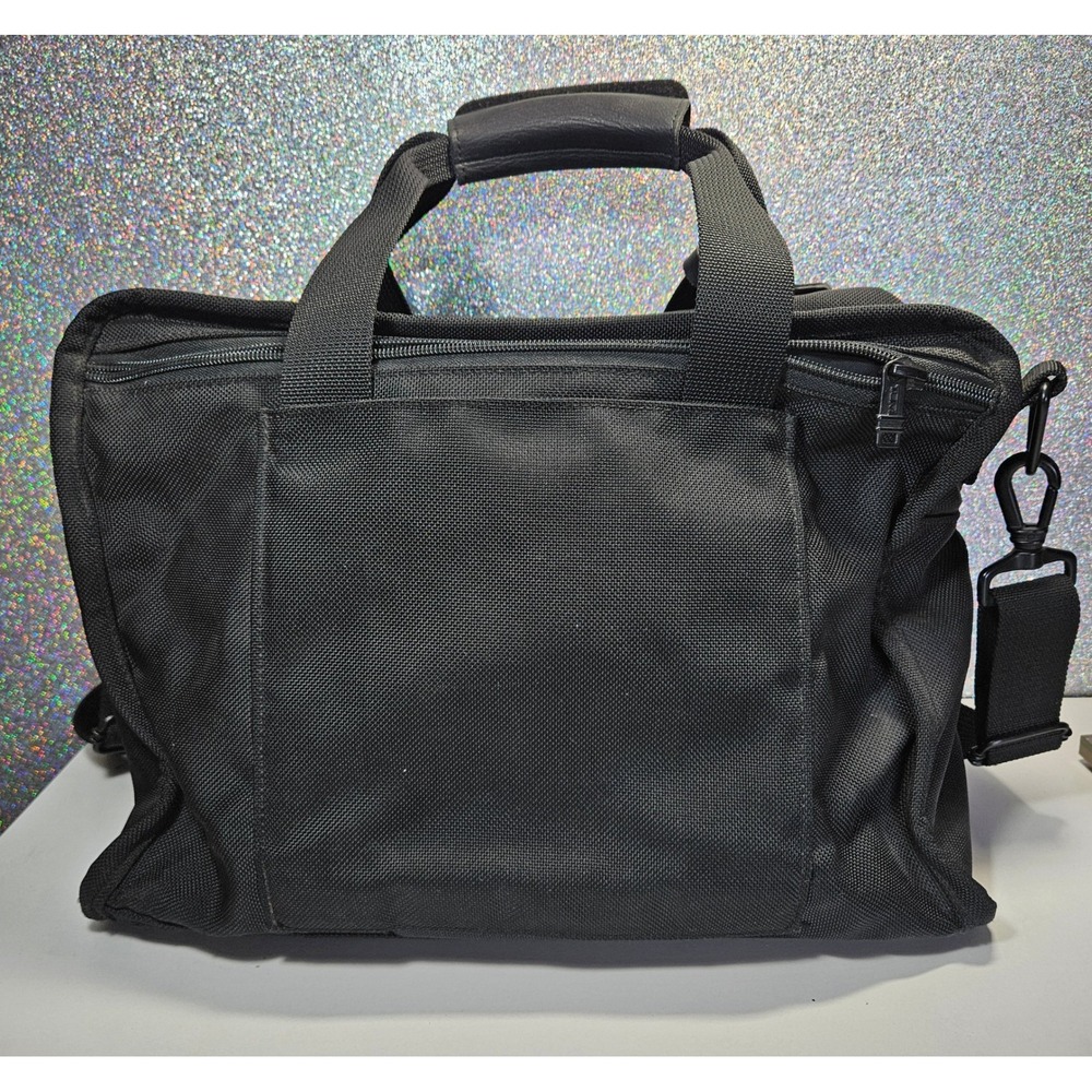 TUMI 17" Alpha Briefcase Ballistic Nylon Messenger Laptop Bag Travel CarryOn USA - Picture 2 of 9